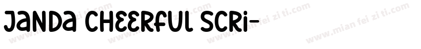 Janda Cheerful Scri字体转换